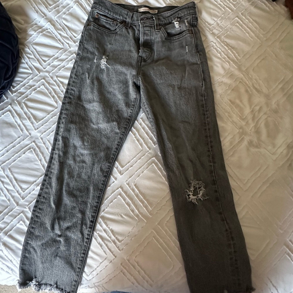 Levi wedgie straight jeans